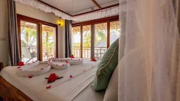 Family Quadruple Room | Premium bedding, in-room safe, desk, laptop workspace