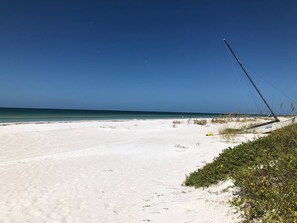 On the beach