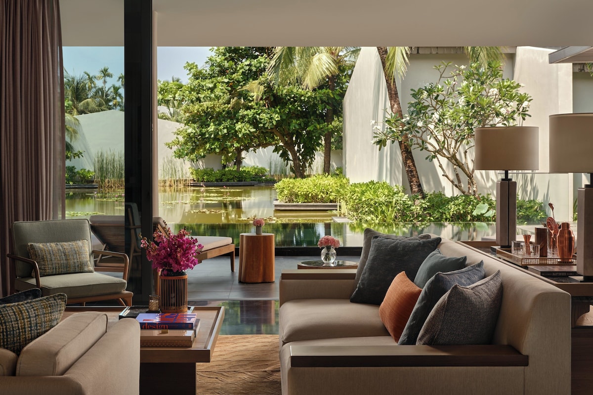 Seprai Frette Italia, seprai premium, minibar gratis, dan brankas