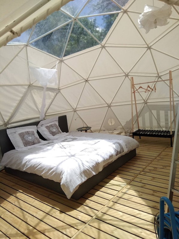 1 soverom og sengetøy