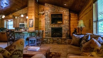 Smart-TV, Kamin, DVD-Player, Videothek