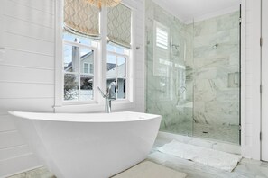 Shower, towels