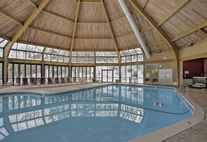 Indoor pool, a heated pool