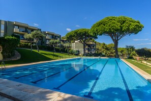 Pool - C-5 Nice apartment with sea views and pool (Calella de Palafrugell)