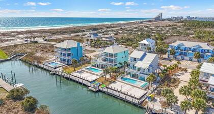 PRIVATE HEATED POOL HOT TUB PRIVATE BEACH, BOAT & BAY ACCESS, VOLLEY/PICKLEBALL!