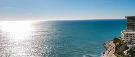 Vue sur la plage/l’océan