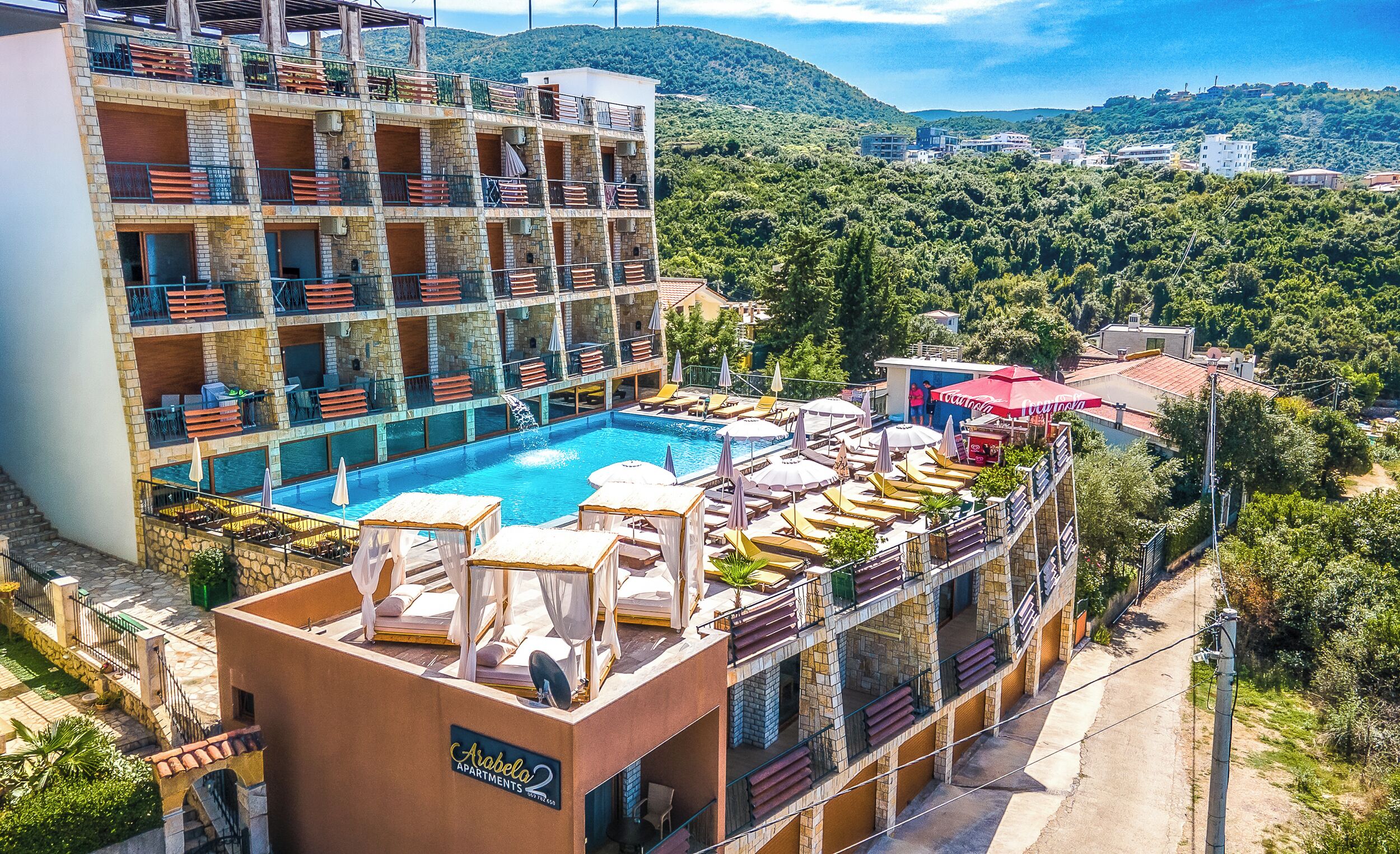 ด้านหน้าที่พัก