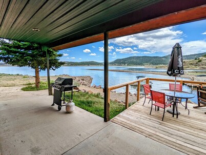 Lakeside lodging, fishing and recreation.