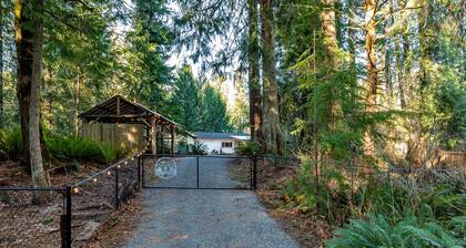 Wallace River Retreat: Magical wooded acreage