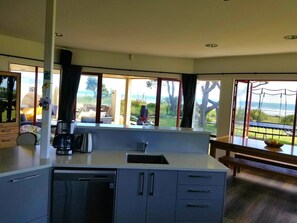 Interior - Private Absolute Beachfront 4 Bedroom House (Ohope)