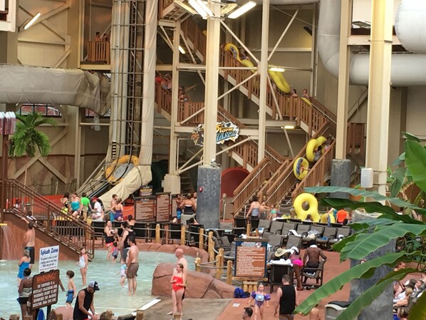 Indoor pool, outdoor pool