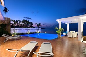 Outdoor pool - Modern Beachfront Villa near Fishermans Village (Bophut)