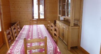 Chalet à Saint-Gervais, 10 pers, départ ski, terrasse
