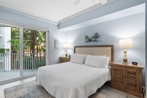 3 bedrooms, desk, iron/ironing board, travel cot