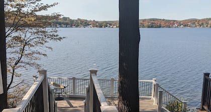 Timbers Cottage. Lake Winnipesaukee shared waterfront.