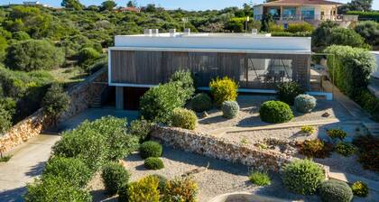 Villa “Ses Alzines” with Sea View, Pool, A/C, Wi-Fi, Balcony, Garden & Terrace