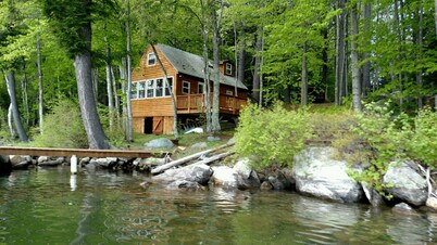 Weekly discounts avail. Get away from it all on the start of  The Belgrade Lakes