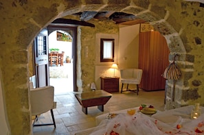 Interior - Cosmakis stone built house with pool,south Crete (Rodakino)