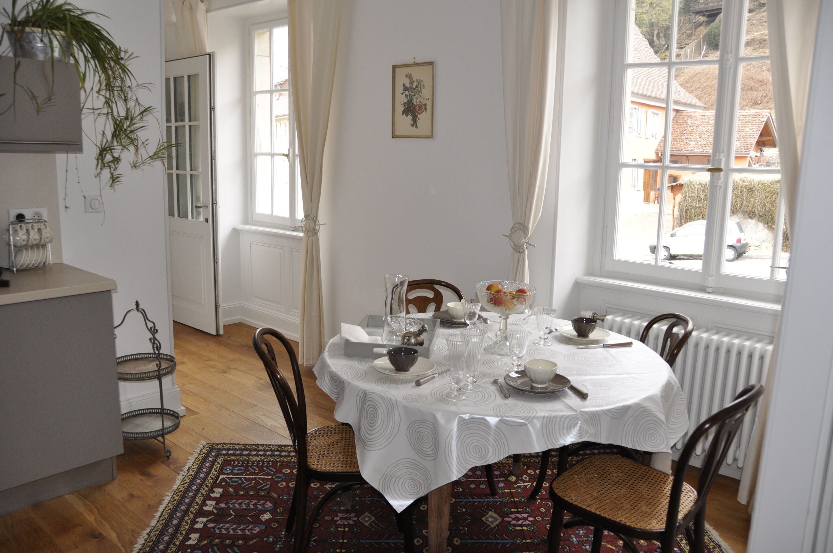 Gîte***** Sud Alsace Cuisine et coin repas 
