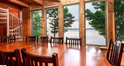 Unforgettable Log Cabin Experience: Family-owned, Lakefront, Private Beach