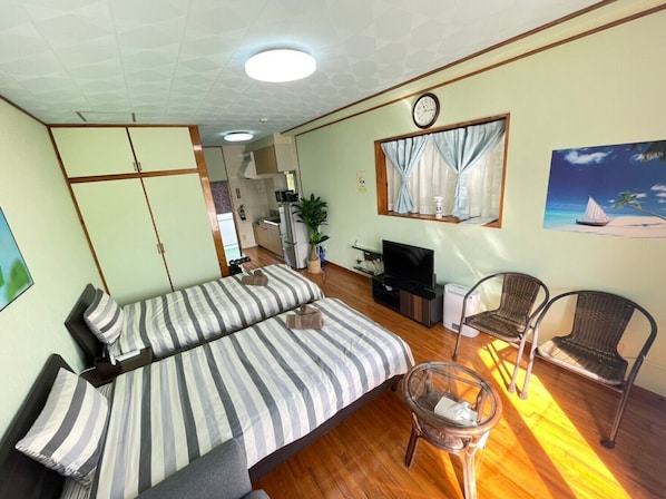 1 habitación, wifi gratis y ropa de cama