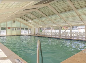 Indoor pool, outdoor pool