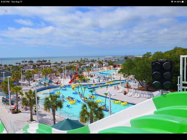 Relax by the pool and enjoy the beachside views.