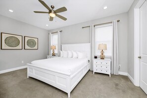 5 bedrooms, in-room safe, iron/ironing board, free WiFi