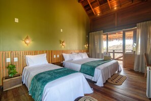 Luxury Room, Balcony | Premium bedding, minibar, laptop workspace, bed sheets - Vila Aty Lodge (Barreirinhas)