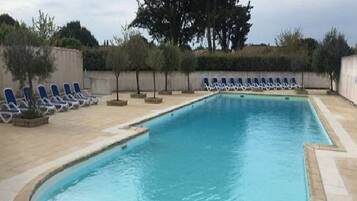 AuĂenpool, beheizter Pool