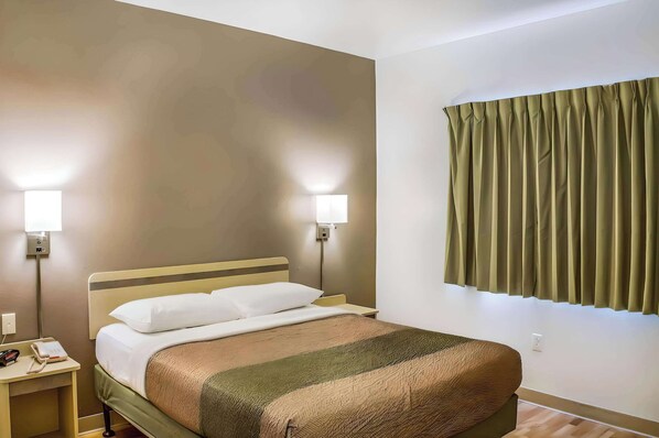 Premium bedding, individually furnished, desk, laptop workspace