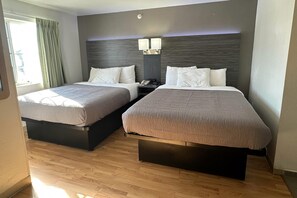 Standard Room, 2 Double Beds, Non Smoking | Premium bedding, individually furnished, desk, laptop workspace - Quality Inn Fishers - Indianapolis (Fishers)