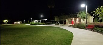 RV site on Withlacoochee bike trail 46 miles long