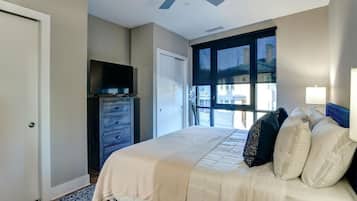 2 slaapkamers, een strijkplank/strijkijzer, gratis wifi, beddengoed