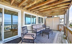 Terrace/patio - Sunset Bay LBI lower unit (Long Beach)