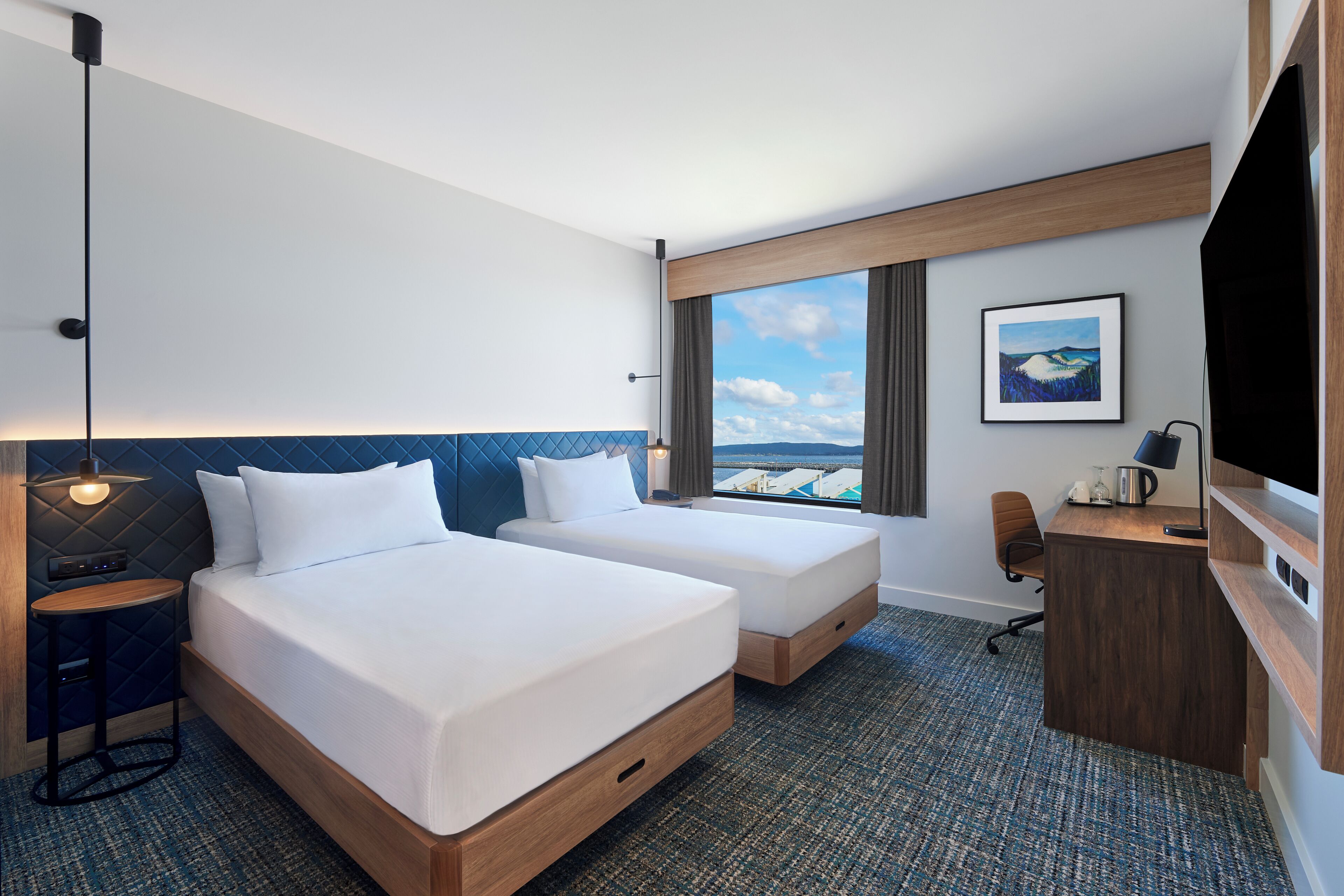 room, 2 single beds, ocean view | view from room