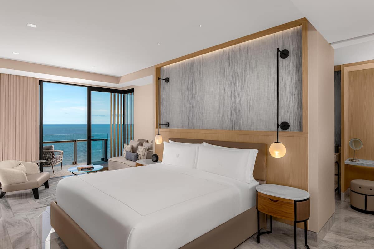 Suite, 1 kingsize-seng, ved havkanten | Utsikt fra rommet