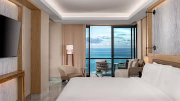 In-room safe, blackout curtains, iron/ironing board