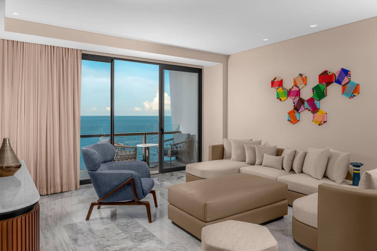 Deluxe-Suite, 1 King-Bett, Meerblick | Ausblick vom Zimmer