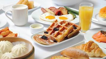 Café da manhã com buffet todos os dias (CNY 228 por pessoa)