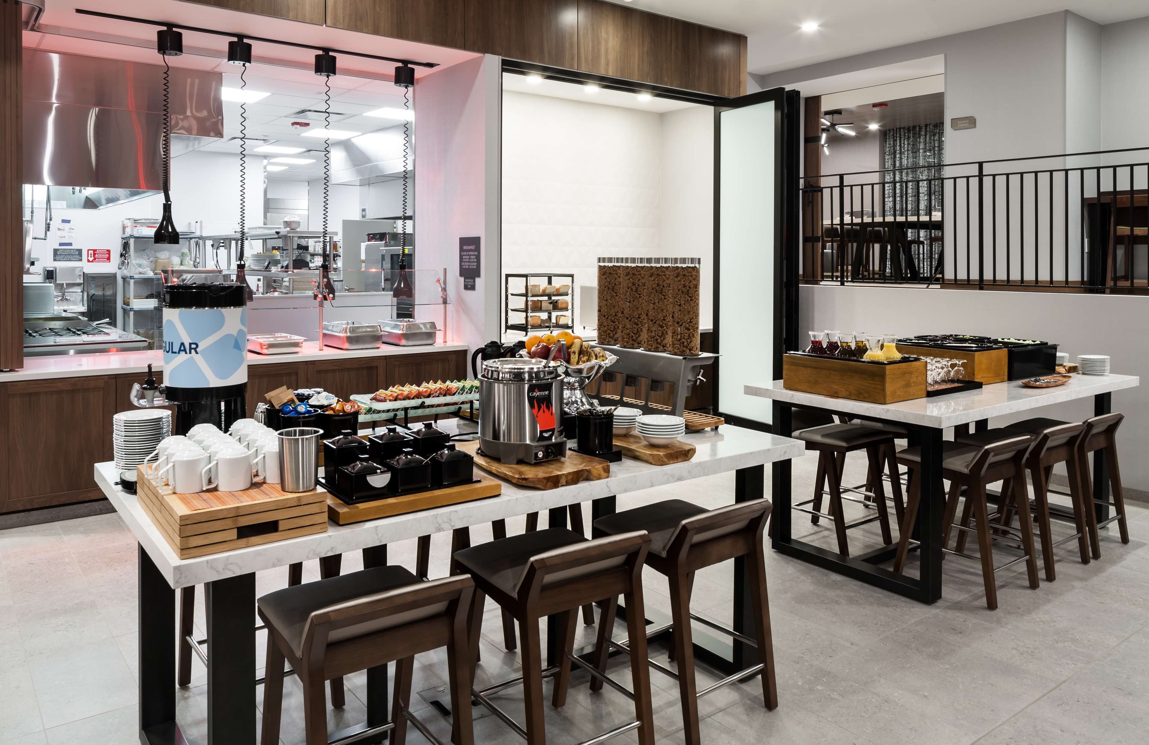 daily cooked-to-order breakfast for a fee