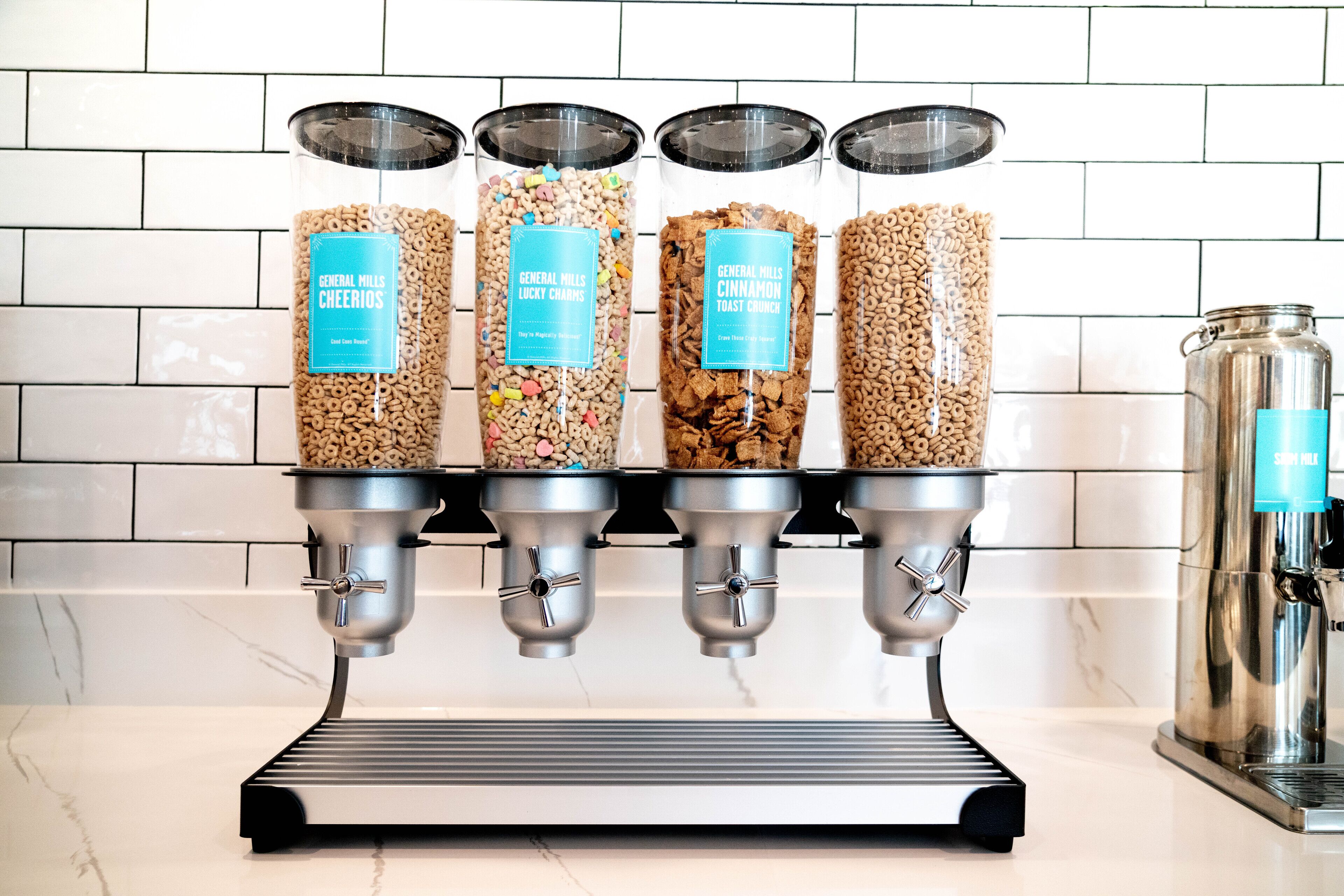 free daily self-service breakfast