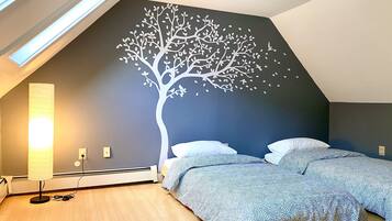 3 chambres, fer et planche Ă repasser, Wi-Fi, draps fournis