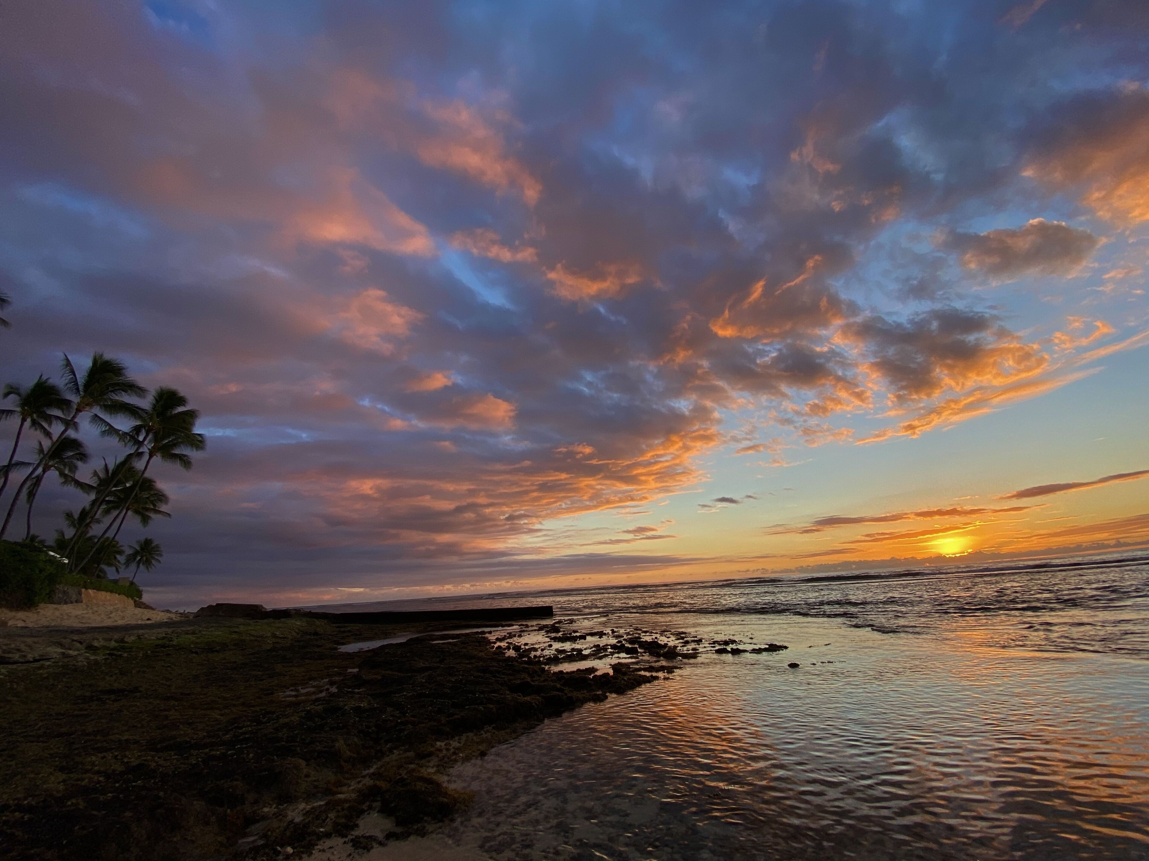On the beach, sun loungers, beach towels