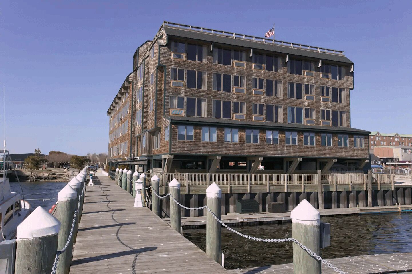Harbor Front - Sits directly on harbor, walk to shops and restaurants.
