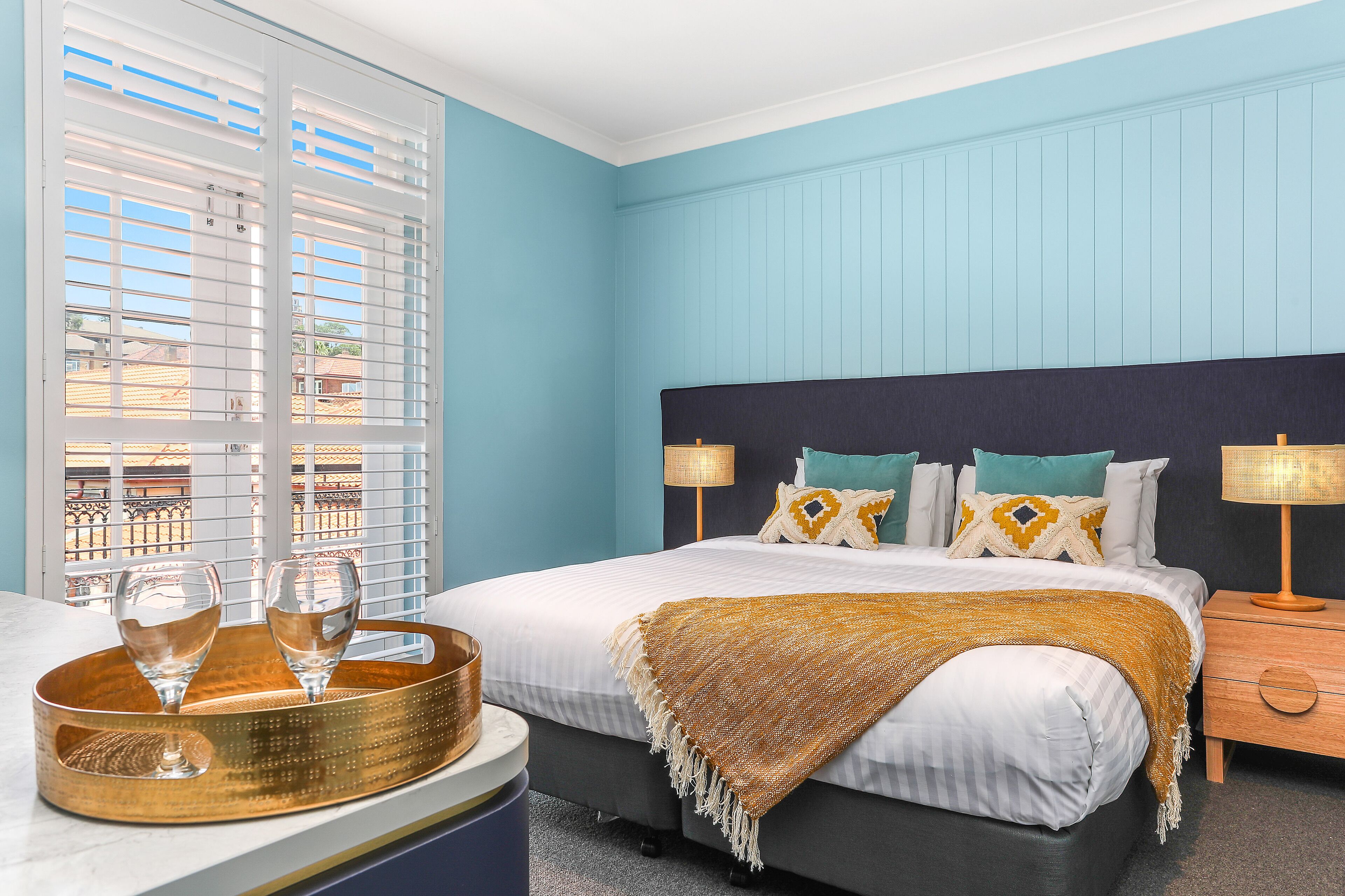 bay deluxe, 1 king bed | 1 bedroom, in-room safe, iron/ironing board, free wifi