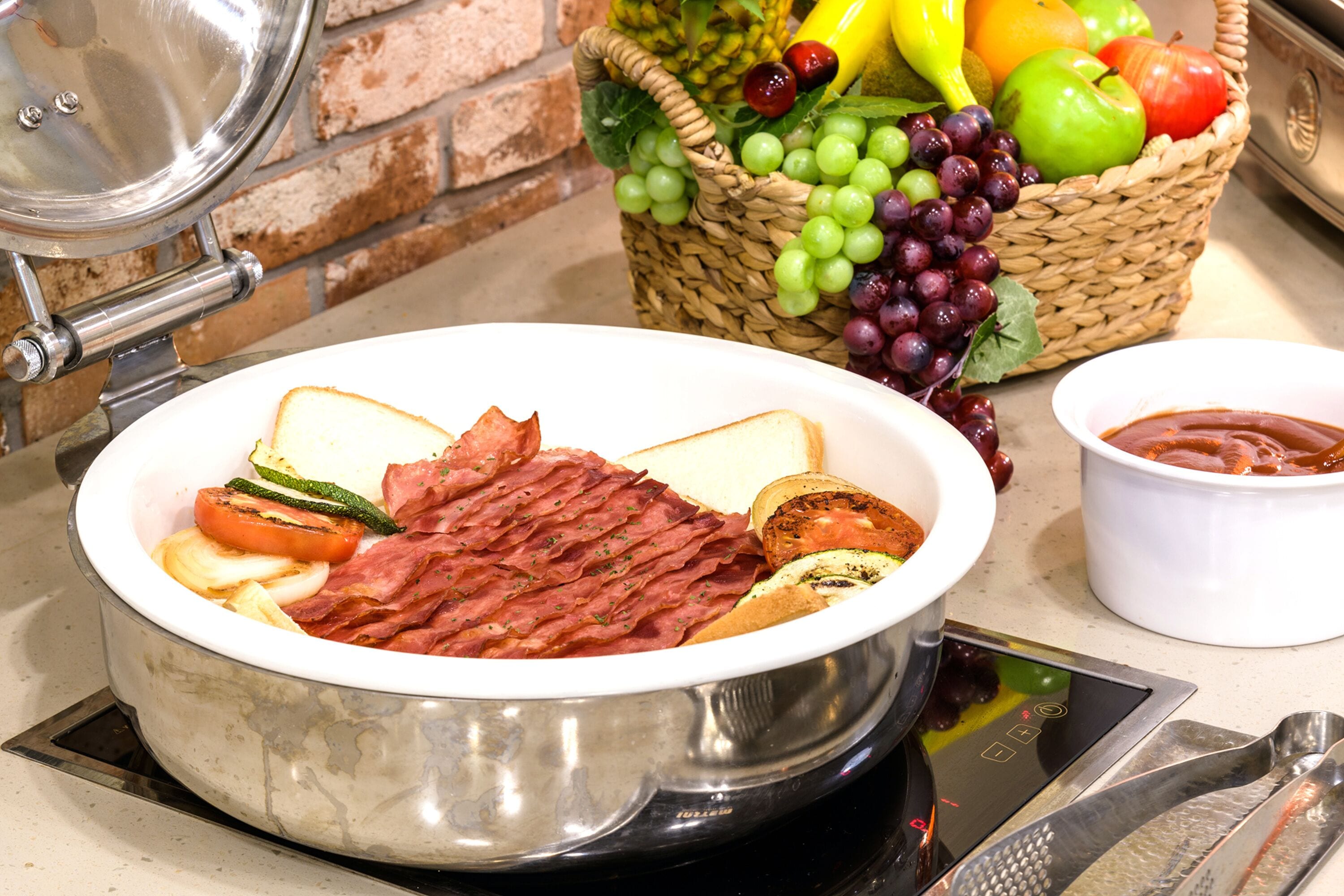 daily buffet breakfast (krw 15000 per person)