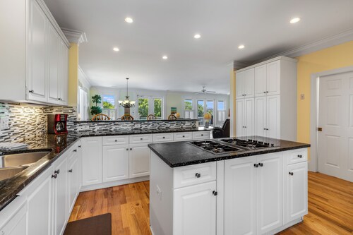 Large Home Right by the Beach! Private Pool & Elevator! Fun Backyard w/ Swingset