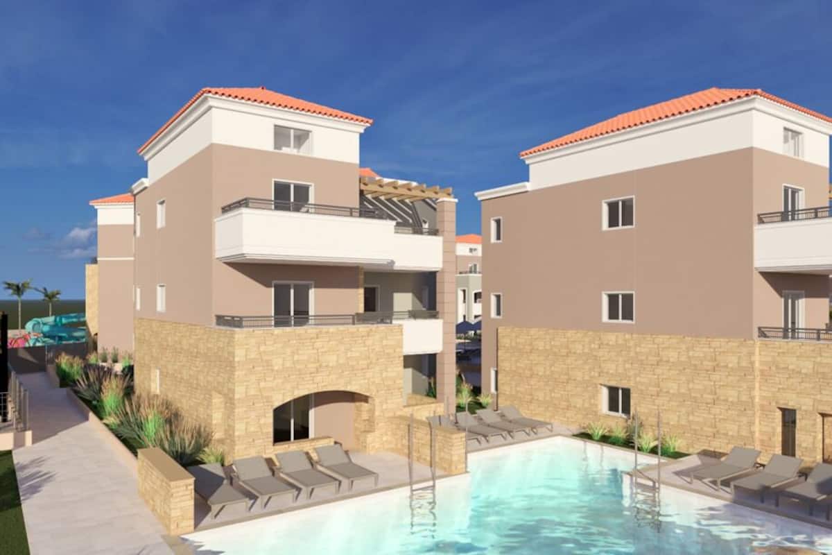 One Bedroom Apartment, Swim Up | خزنة داخل الغرفة وستائر تعتيم ومكواة/لوح كي وأسرّة أطفال/رضّع (مجانًا)