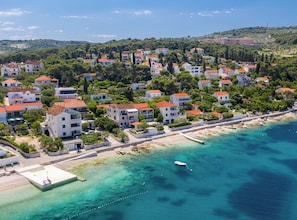 Aerial view - Apartments Vrandecic (Postira)